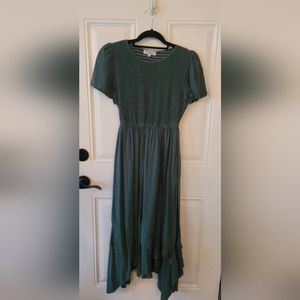 Boutique dark green dress small